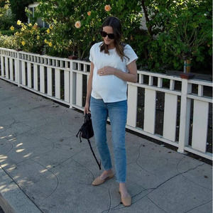 Madewell Maternity Side-Panel Classic Straight Jeans Carsondale Wash: Adjustable